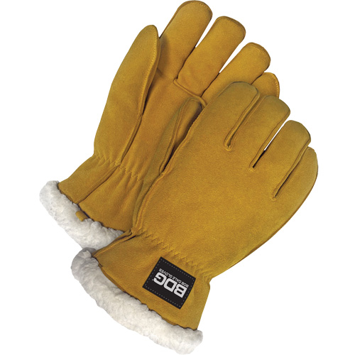 Driver's Gloves, X-Large, Split Deerskin Palm, Sherpa Inner Lining
