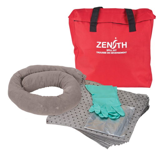 Spill Kit, Universal, Bag, 5 US gal. Absorbancy