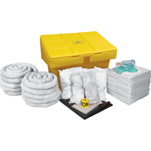 Spill Kit, Oil Only, Locker, 97 US gal. Absorbancy