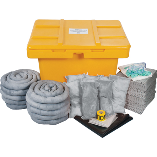 Spill Kit, Universal, Locker, 97 US gal. Absorbancy