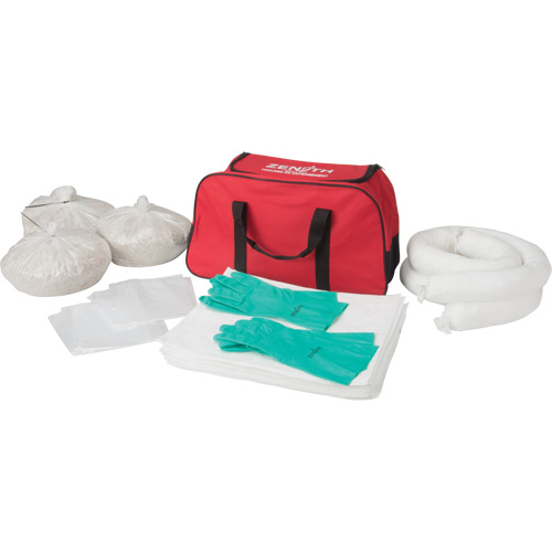 Spill Kit, Oil Only, Bag, 10 US gal. Absorbancy
