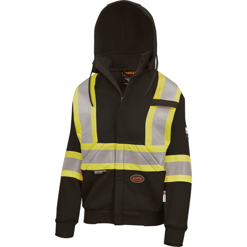 Heavyweight Safety Hoodie, Women's, X-Small, Black