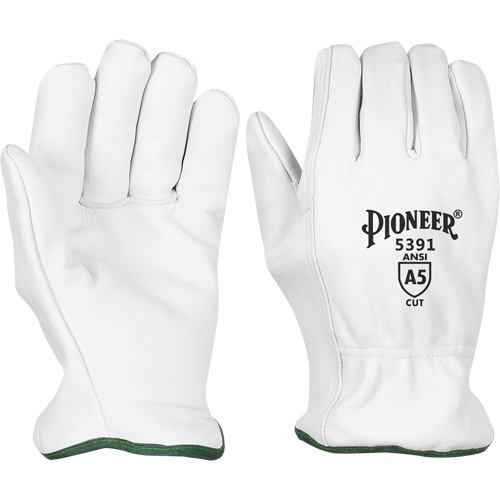 Cut-Resistant Driver's Gloves, X-Large, Grain Goatskin Palm