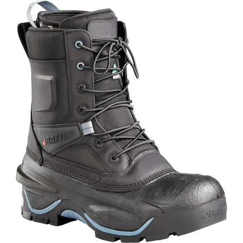 Ice Crew Men's Safety Boots, Leather, Puncture Resistant Sole, Size 12