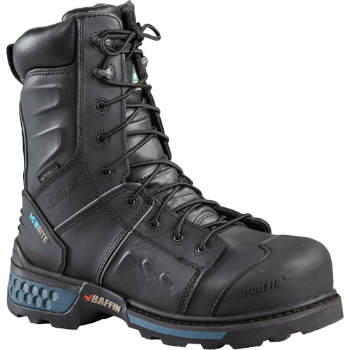 Ice Monster Men's Safety Boots, Leather, Puncture Resistant Sole, Size 11