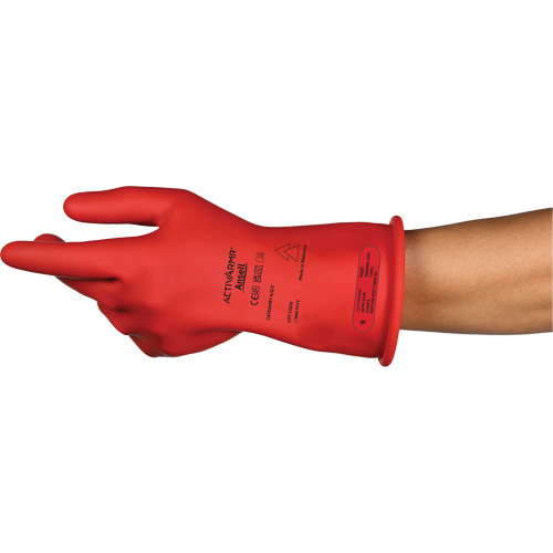 ActivArmr® RIG R011RUL Ultra-Lightweight Electrical Insulated Gloves, ASTM Class 0, Size 7, 11" L