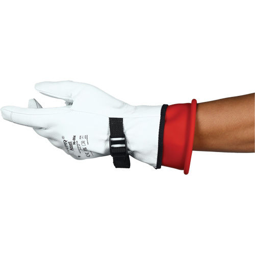 ActivArmr® 96004 Goatskin Leather Protector Gloves, Size 8, 10" L