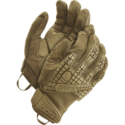 X-Site® Impact Performance Gloves, Suede Palm, Size Small