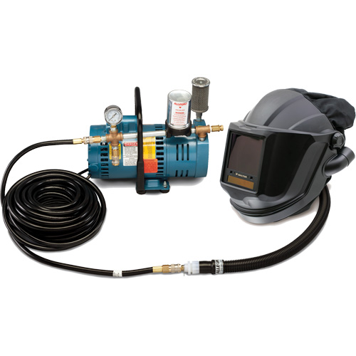 1-Worker MAXSHIELD® Supplied Air Shield & Flip-Front Welding System