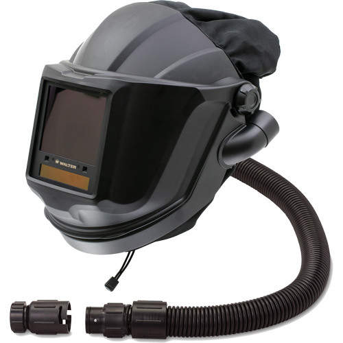MAXSHIELD® Supplied Air Respirator Shield & Flip-Front Welding with ADF Lens & Control Valve, Universal, Facepiece