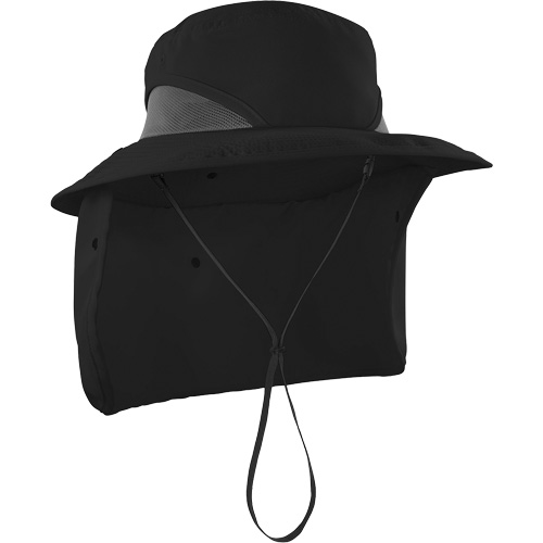 Chill-Its 8934 Ranger Hat with Neck Shade, Large/X-Large, Black
