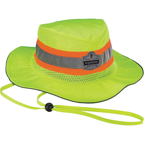 GloWear 8935 Ranger Sun Hat, 2X-Large/3X-Large, High Visibility Lime-Yellow, Polyester