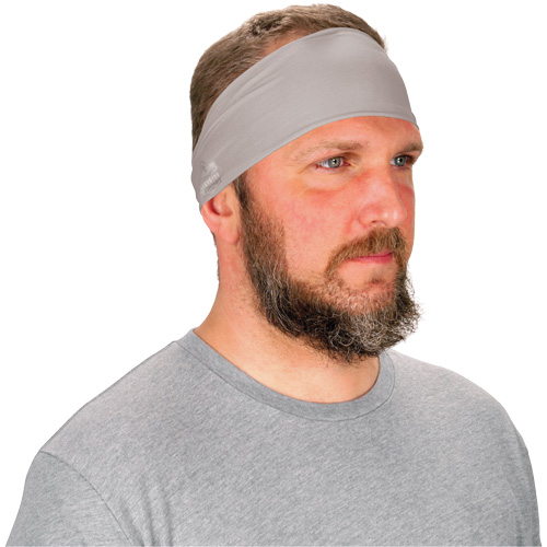 Chill-Its 6634 Performance Knit Cooling Headband, Grey