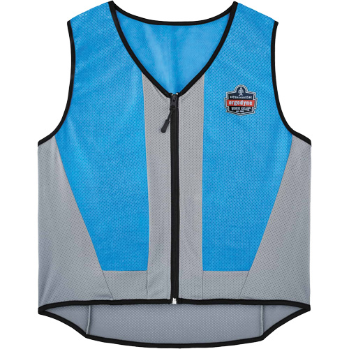 Chill-Its 6667 Wet Evaporative Cooling Vest with Zipper Closure, 2X-Large, Blue