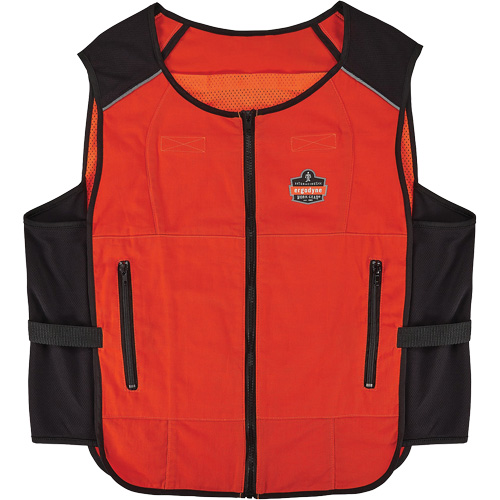 Chill-Its 6255 Lightweight Phase Change Cooling Vest (Vest Only), 2X-Large/3X-Large, Orange