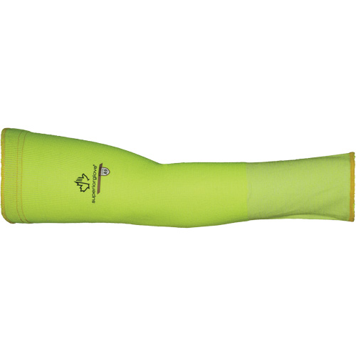 Max™ Cut Resistant Sleeves - Medium, TenActiv™, 12", ASTM ANSI Level A9, High Visibility Lime