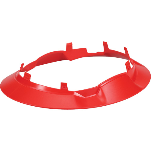 Wide Clip-On Full Brim for RZRBack™ Climbing Helmet, Red