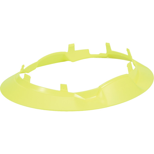 Wide Clip-On Full Brim for RZRBack™ Climbing Helmet, High Visibility Yellow