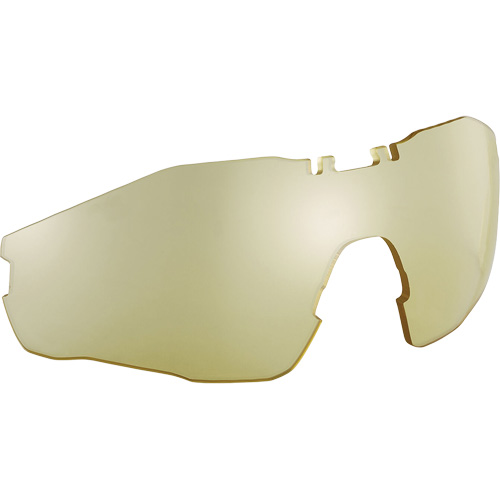 MY6 Safety Glasses Replacement Lens, Anti-Fog/Anti-Scratch, Amber, MY6