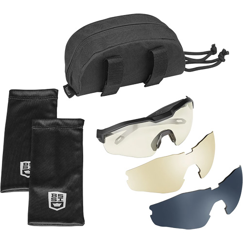 MY6 Safety Glasse Eyeshield Kit, Clear/Smoke/Copper Lens, Anti-Fog/Anti-Scratch, ANSI Z87+