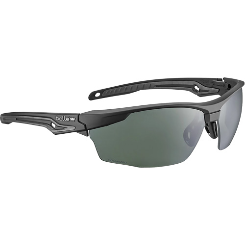 Tryon BSSI Ballistic Safety Glasses, Grey Lens, Anti-Fog/Anti-Scratch/Polarized, ANSI Z87+