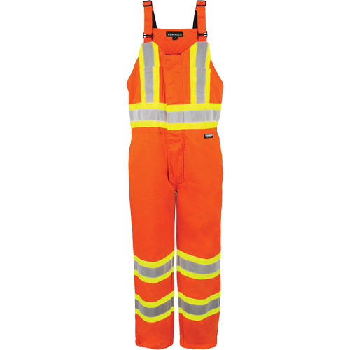 High-Visibility Unlined Overalls, 5X-Large, High Visibility Orange