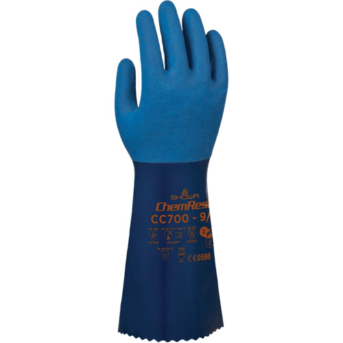ChemRest CC700 Chemical- & Cut-Resistant Gloves, Size X-Large/10, Nitrile, HPPE Inner Lining