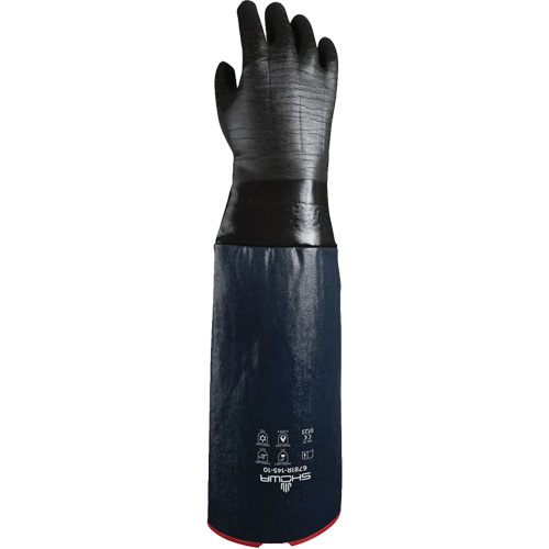 6781R-145 Heat-Resistant Gloves, Size Large/10, 26" L, Cotton/Nitrile