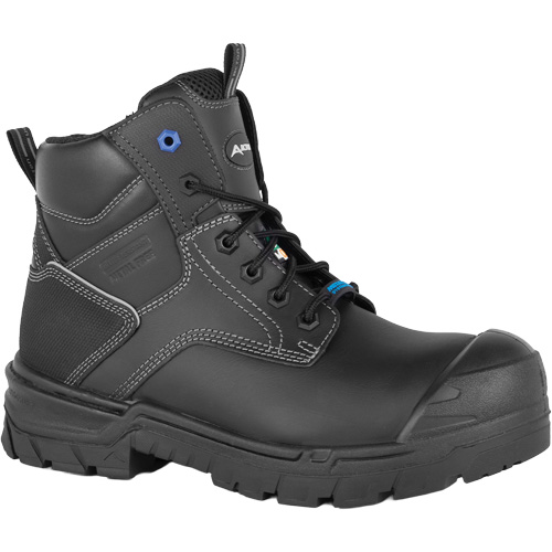 Dozer Waterproof Work Boots with Flexible Internal Metguard, Leather, Size 5, Impermeable
