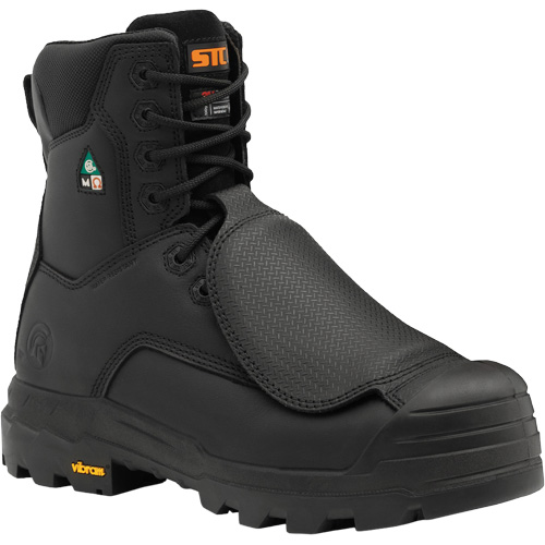 Vulcan Work Boots with External Metguard, Leather, Size 5, Impermeable