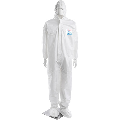 CoverMe™ XP1800 Coverall, 4X-Large, White, Microporous