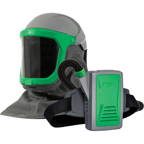 Z-Link Powered Air Respirator with Zytec FR Shoulder Cape, Facepiece Respirator/Welding Helmet