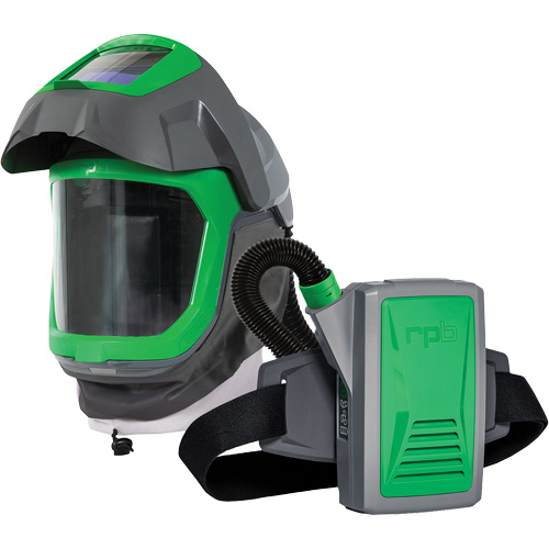 Z-Link Respirator Helmet with Face Seal, Visor & Belt Mount, Facepiece Respirator/Welding Helmet, Lithium-Ion Battery