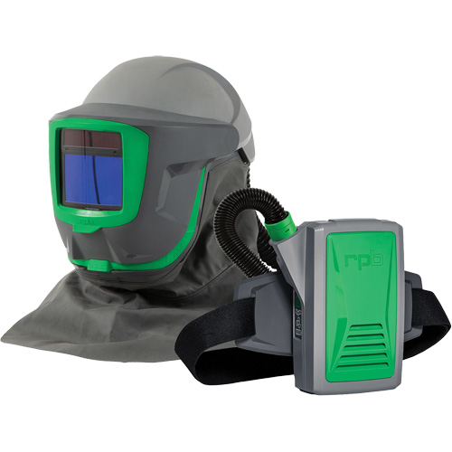 Z-Link+ PAPR System with Shoulder Cape & Visor, Facepiece Respirator/Welding Helmet