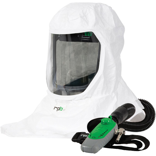 T-Link Respirator with Bump Cap, Breathing Tube & C40, Loose Fitting Hood & Faceshield