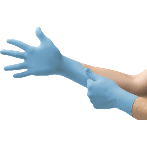 MICROFLEX™ 92-134 Versatility Disposable Gloves, 8.5/9/Large, Nitrile, 2.76-mil/3.94-mil, Powder-Free, Blue, Class 2