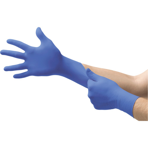 MICROFLEX™ N21 Disposable Gloves, 10/9.5/X-Large, Nitrile, 4.7-mil/5.5-mil, Powder-Free, Cobalt, Class 2
