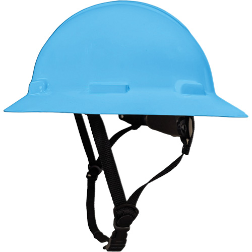 LIDGUARD® Full Brim Hardhat with Chinstrap, Meets CSA Type 1, Ratchet Suspension, Non-Vented