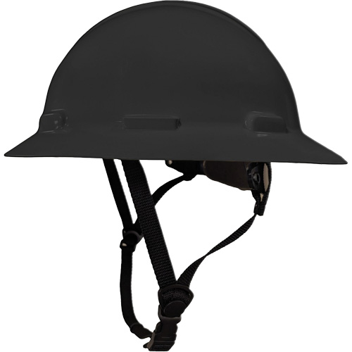 LIDGUARD® Full Brim Hardhat with Chinstrap, Meets CSA Type 1, Ratchet Suspension, Non-Vented
