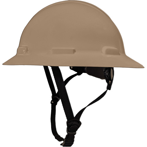 LIDGUARD® Full Brim Hardhat with Chinstrap, Meets CSA Type 1, Ratchet Suspension, Non-Vented