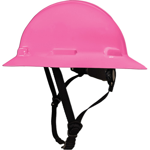 LIDGUARD® Full Brim Hardhat with Chinstrap, Meets CSA Type 1, Ratchet Suspension, Non-Vented