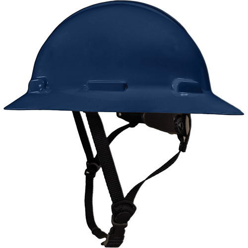 LIDGUARD® Full Brim Hardhat with Chinstrap, Meets CSA Type 2, Ratchet Suspension, Non-Vented