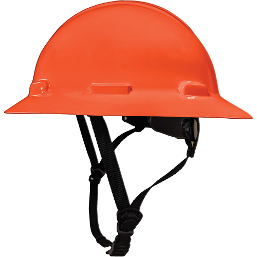 LIDGUARD® Full Brim Hardhat with Chinstrap, Meets CSA Type 2, Ratchet Suspension, Non-Vented