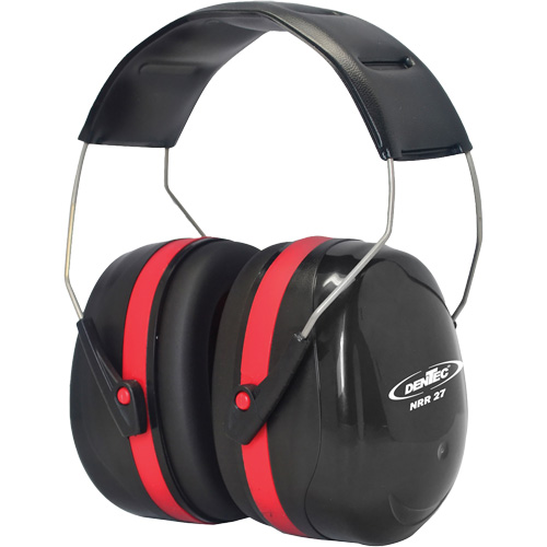 SEALTEC 500 Series Earmuff with Stainless Steel Dual Arms, Headband, 27 dB NRR dB