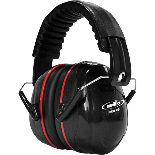 SEALTEC 500 Series Earmuff with Stainless Steel Dual Arms, Folding Headband, 26 dB NRR dB