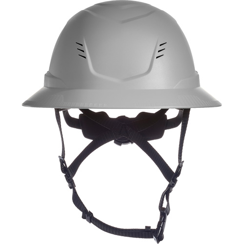 V-Gard H2® Full Brim Safety Helmet, Ratchet Suspension, Vented