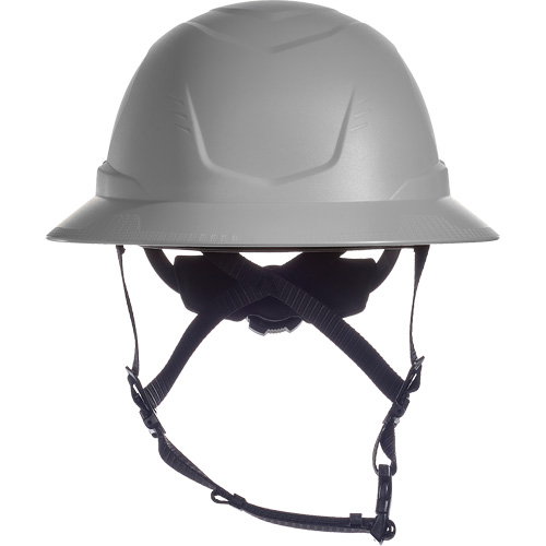 V-Gard H2® Full Brim Safety Helmet, Ratchet Suspension, Non-Vented