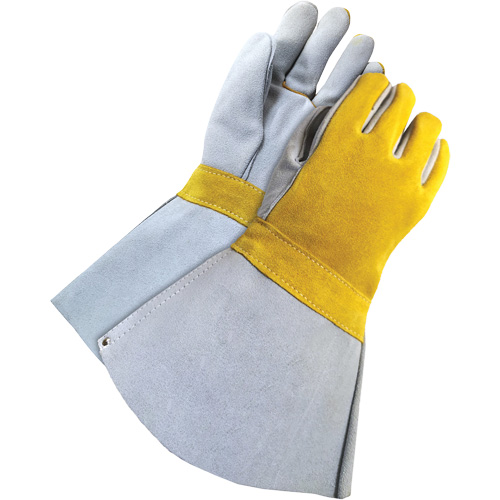 Lined Welder with 5" Cuff, Split Cowhide, Size One Size
