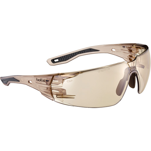 RUSH+ 2.0 Safety Glasses, Copper Lens, Anti-Fog/Anti-Scratch, ANSI Z87+