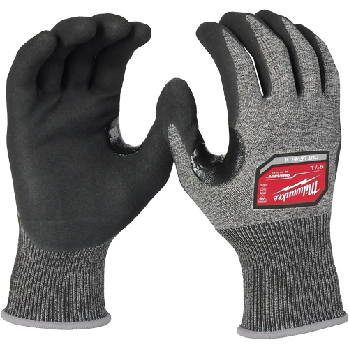 High-Dexterity Cut-Resistant Gloves, Medium, 18 Gauge, Nitrile Coated, ANSI/ISEA 105 Level 4/EN 388 Level D